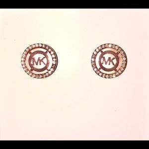 Stunning Michael Kors rose gold earrings NIB